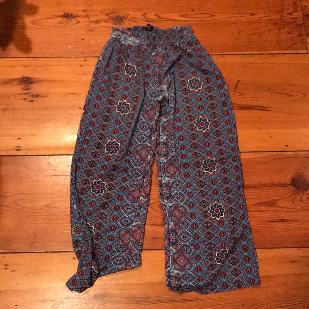 Fashion Fuse Blue Palazzo Pants